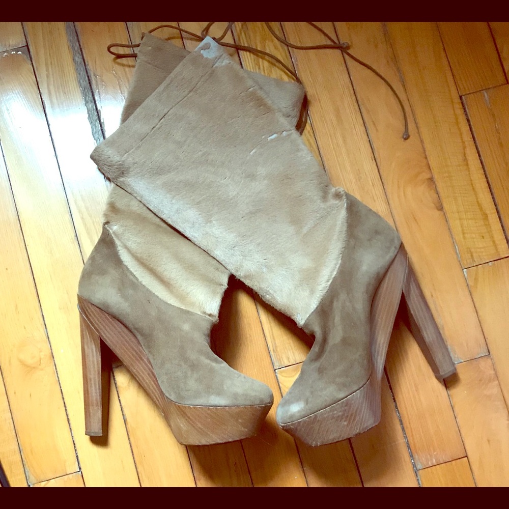 Rare find! suede &  pony Pierre hardy vintages